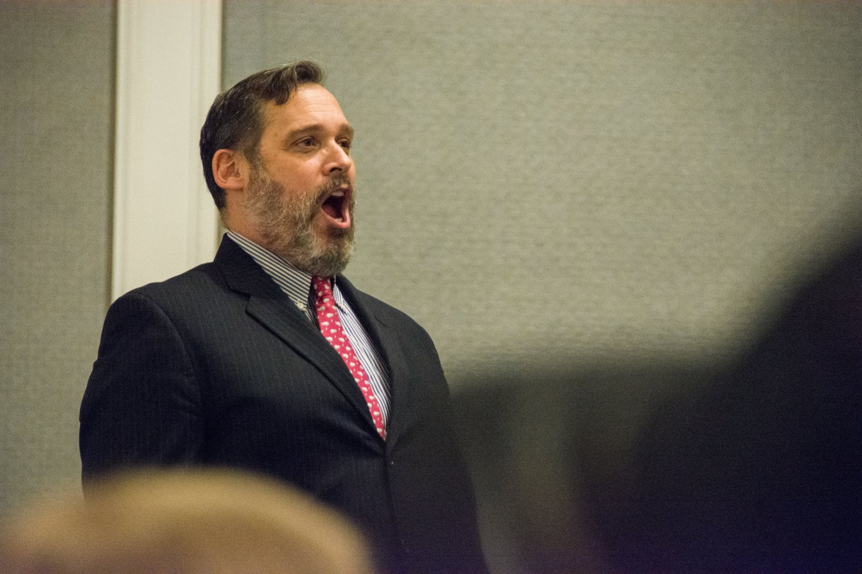 Peter Kendall Clark performs at Royal Tea with Winter Opera